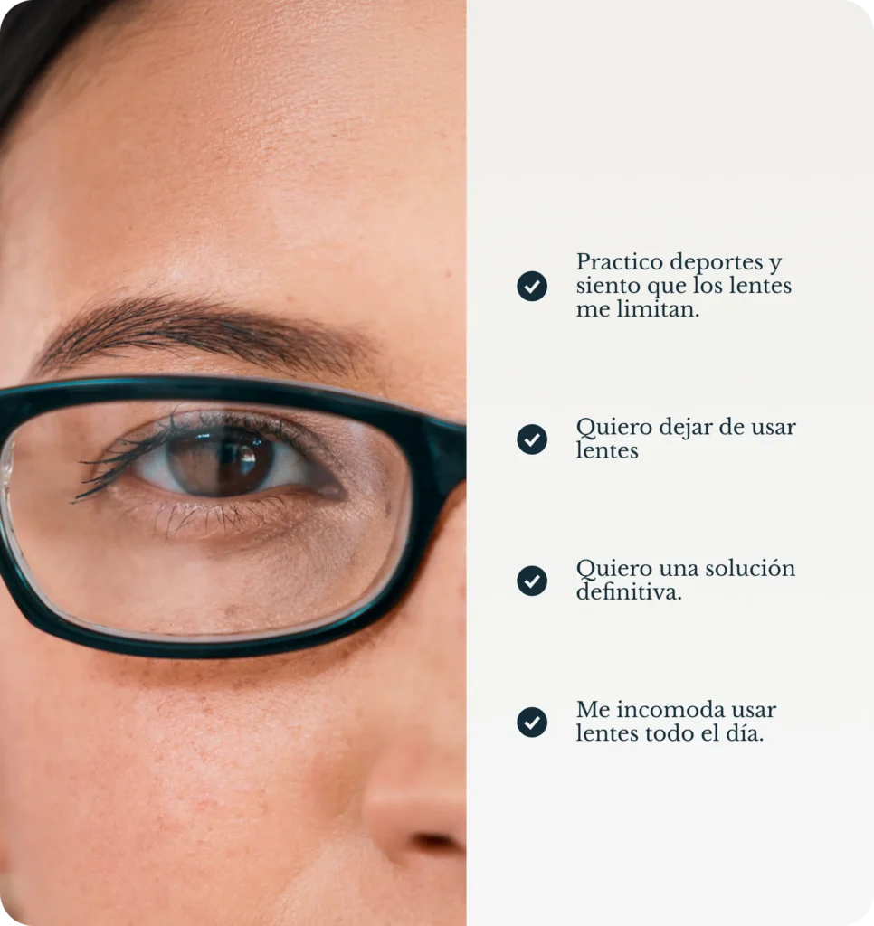 Opciones para dejar de usar lentes y corregir problemas de visión